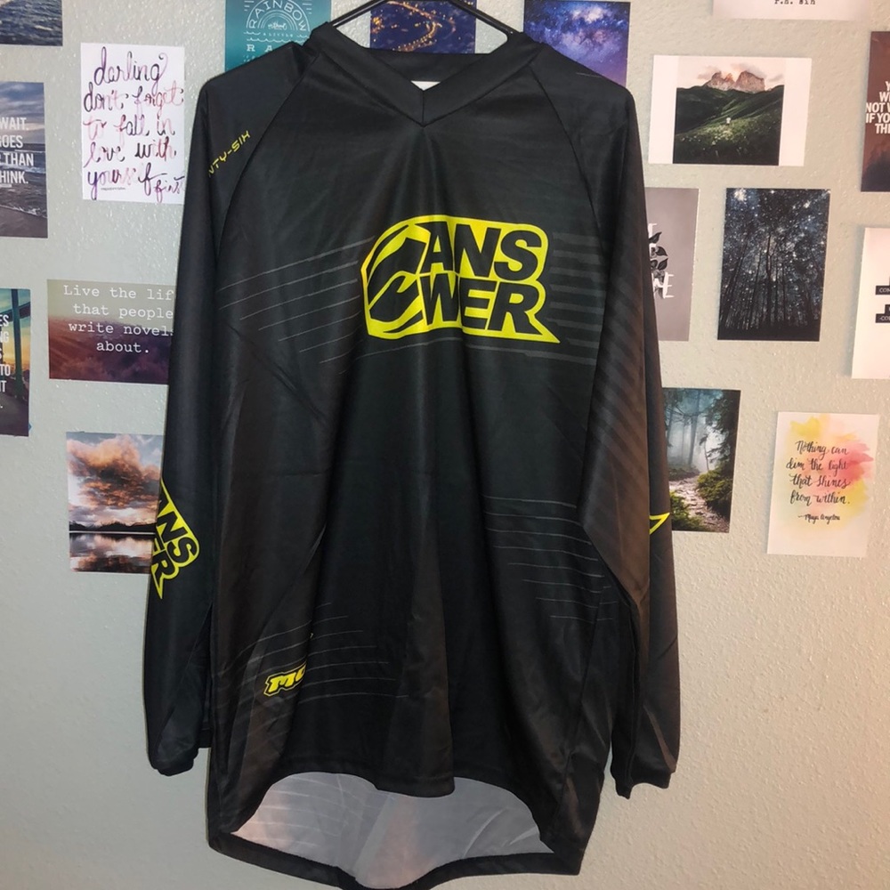Answer racing long sleeve shirt